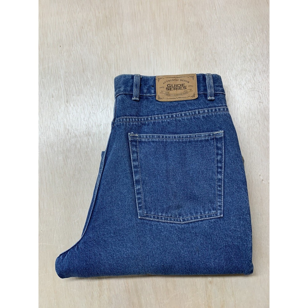 Guide Series Men's 36 x30 Blue Jeans‎ Canvas Leg Outdoor Fishing Hunting Angling